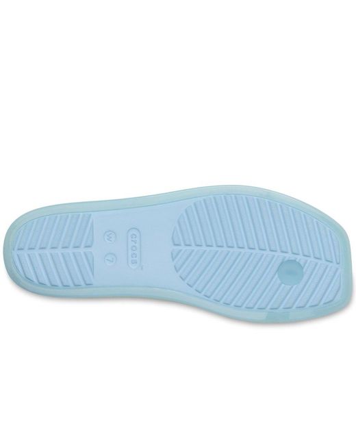 CROCSTM Blue Miami Jelly Toe Loop Sandals