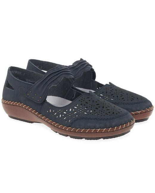 Rieker Blue Deloris Shoes