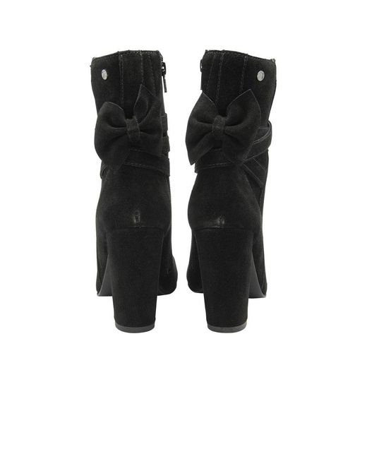 Lotus Black Alder Ankle Boots