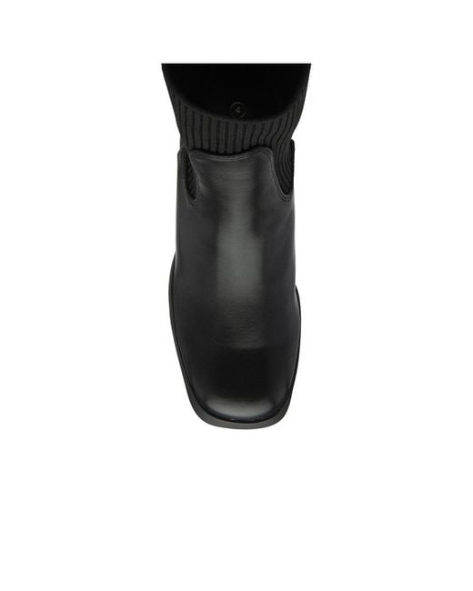 Ravel Black Horton Heeled Ankle Boots