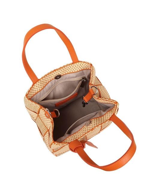 Alma Tonutti Orange Chiara Grab Bag