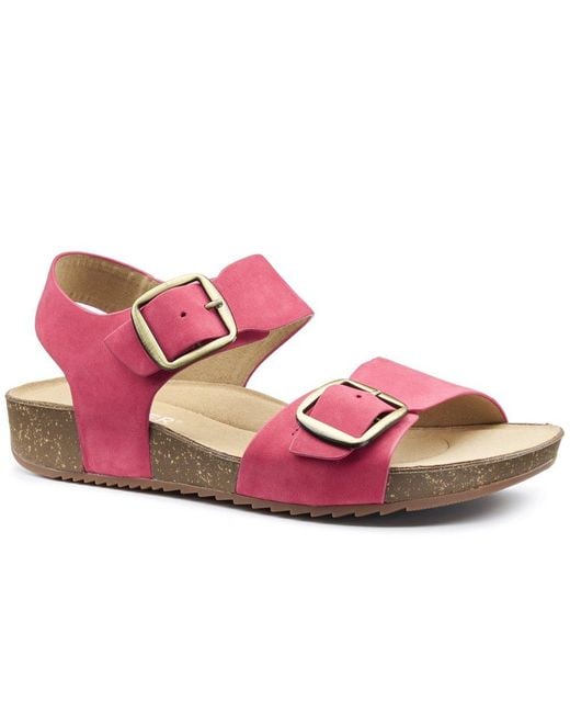 Hotter Pink Tourist Ii Sandals