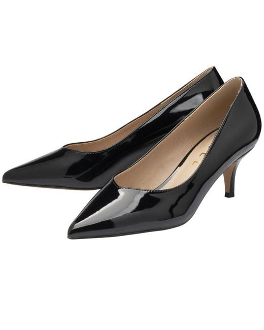 Ravel Black Darley Court Shoes