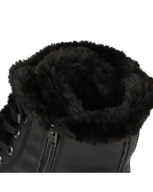 Rieker Black Arkansas Ankle Boots
