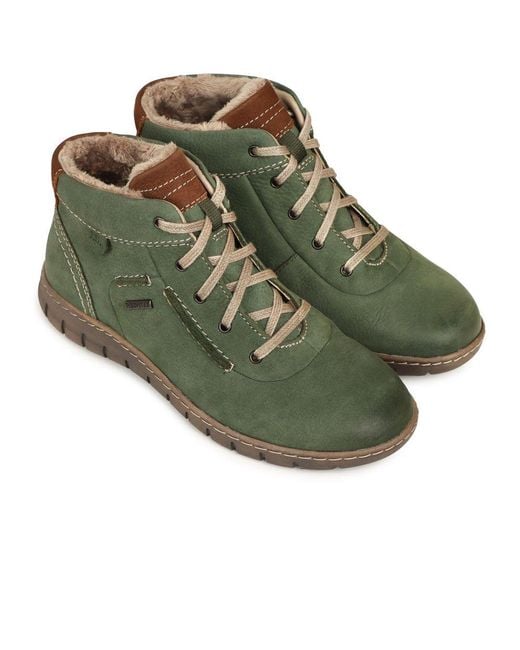Josef Seibel Green Steffi 53 Ankle Boots
