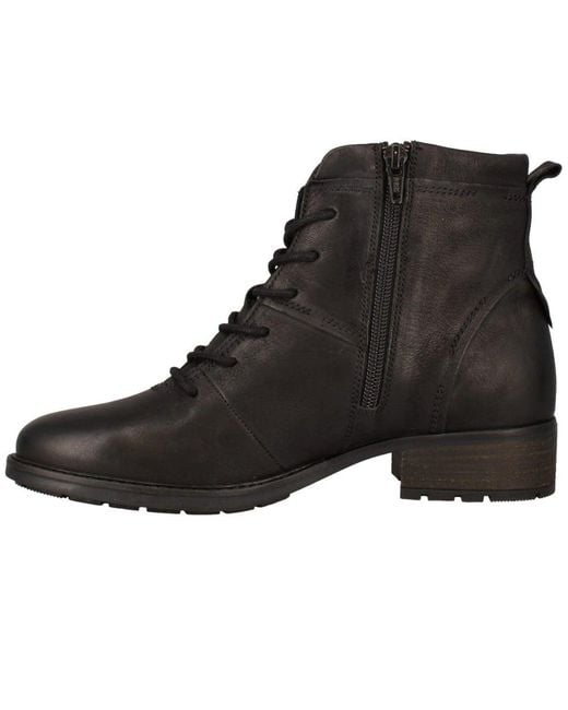 Josef Seibel Black Kate 52 Ankle Boots