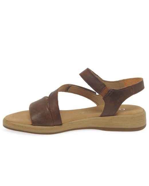 Gabor Brown Oporto Sandals