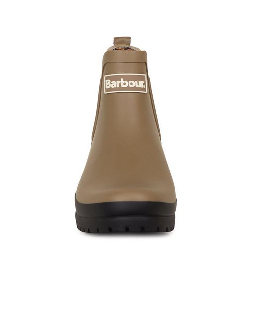 Barbour Brown Mallow Wellingtons
