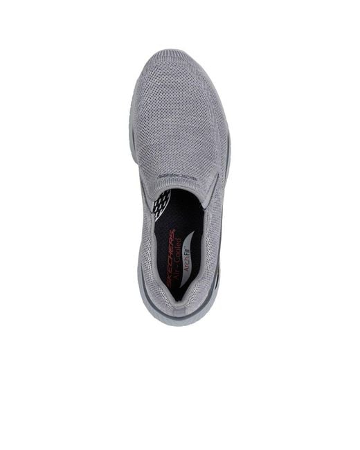 Skechers Gray Arch Fit Crosser Locke Trainers for men