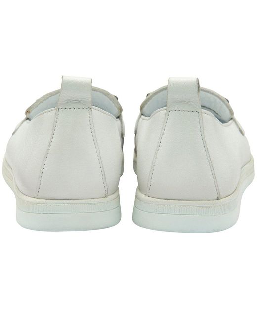 Lotus White Magali Loafers