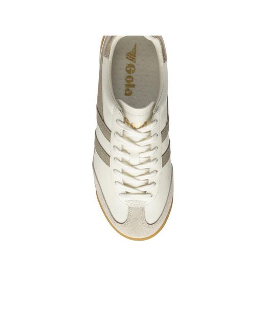 Gola White Torpedo Leather Trainers