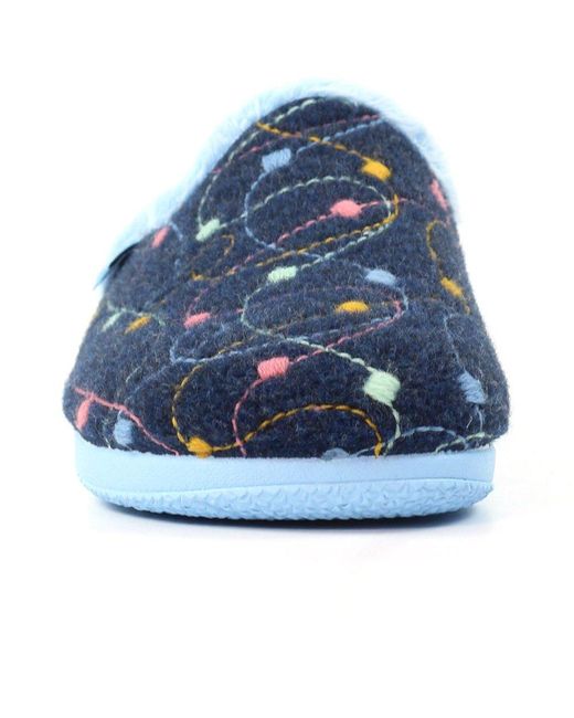 Lunar Blue Impulse Slippers