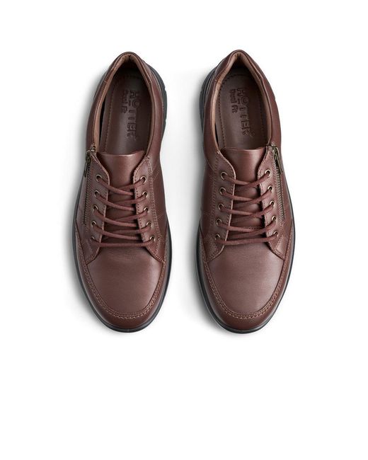 Hotter Brown Finn Trainers for men