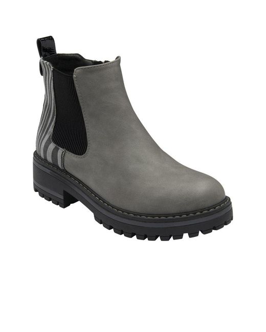 Lotus Black Prescott Ankle Boots