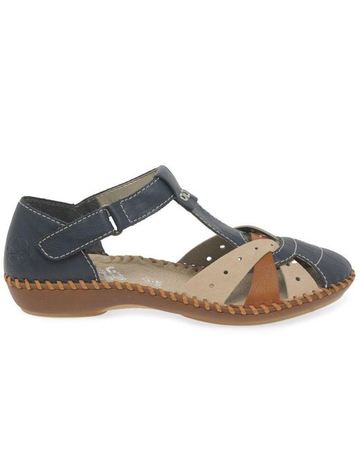 Rieker Blue Maria Sandals