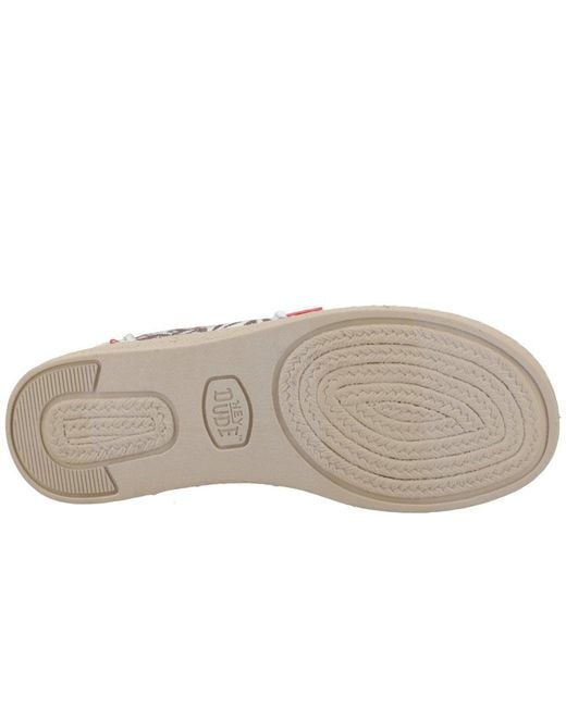 HeyDude Multicolor Wendy Espadrille Retro Palm Shoes