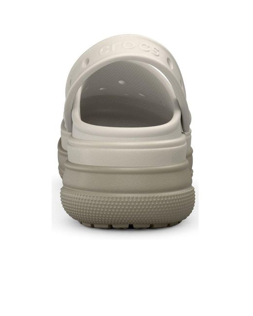 CROCSTM Gray Classic Stacked Clogs