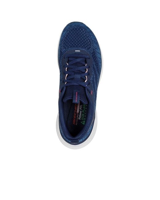 Skechers Blue Edgeride Power Flow 150471-Nvpk Lace Up Shoes