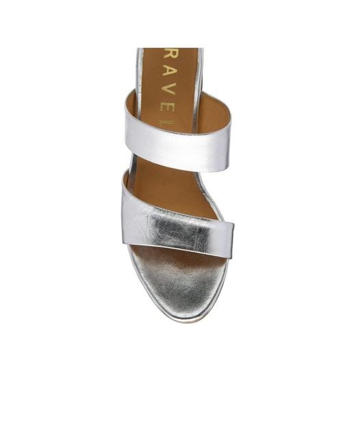 Ravel Metallic Lund Heeled Sandals