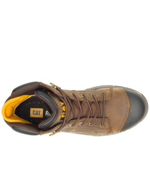 Caterpillar Brown Crossrail 2.0 Safety Boots for men