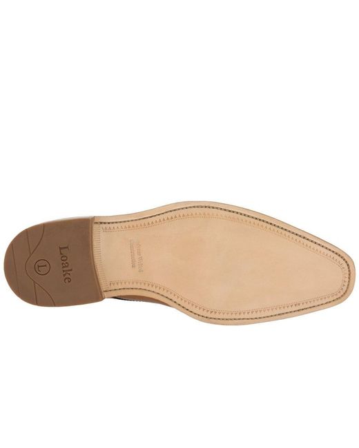 Loake Brown Foley Formal Lace Up Shoes for men