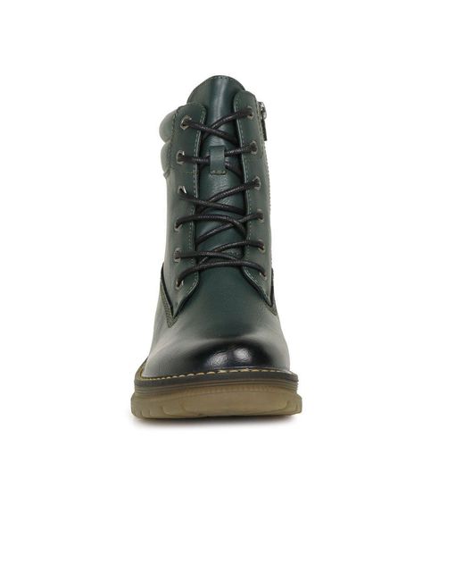 Westland Green Stylish Synthetic Ankle Booties