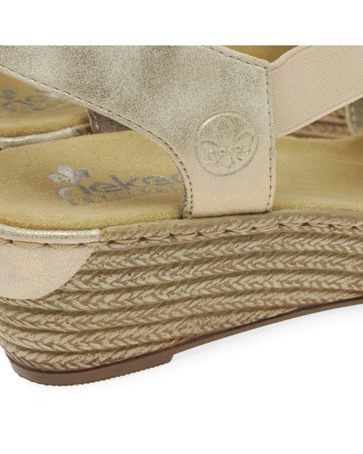 Rieker Multicolor Alula Wedge Heel Sandals