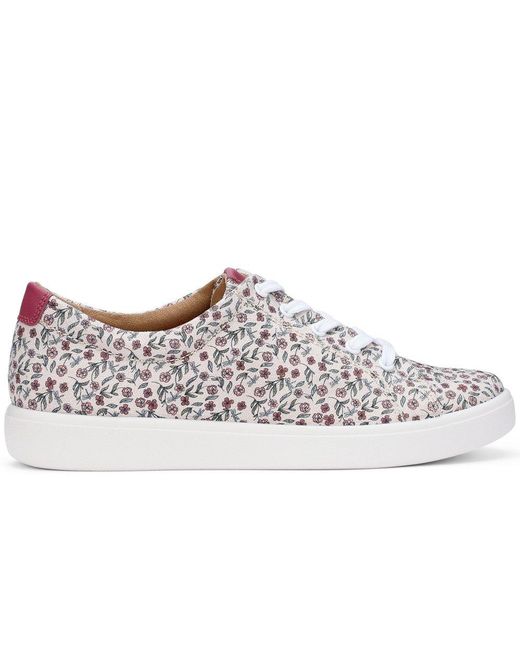 Hotter White Molly Wide Fit Trainers