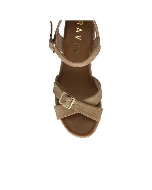 Ravel Metallic Eals Sandals