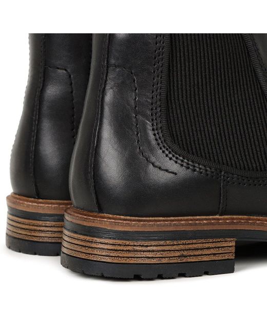 Hush Puppies Black Russell Chelsea Boots for men
