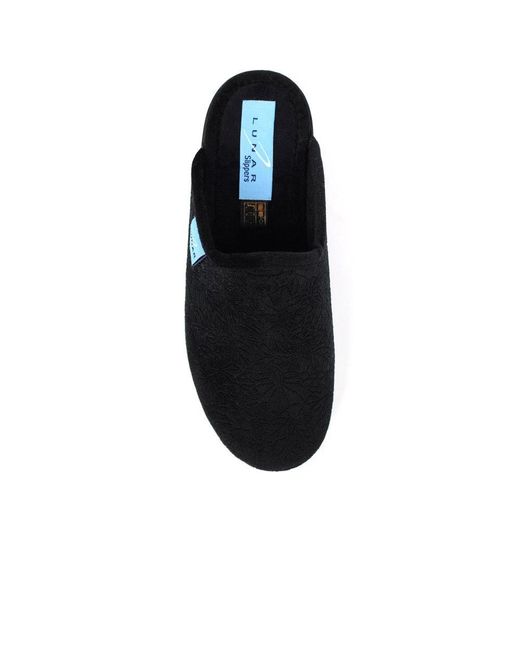 Lunar Black Audrey Slippers