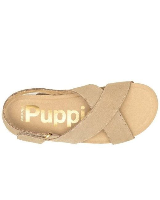 Hush Puppies Natural Mylah Slingback Sandals