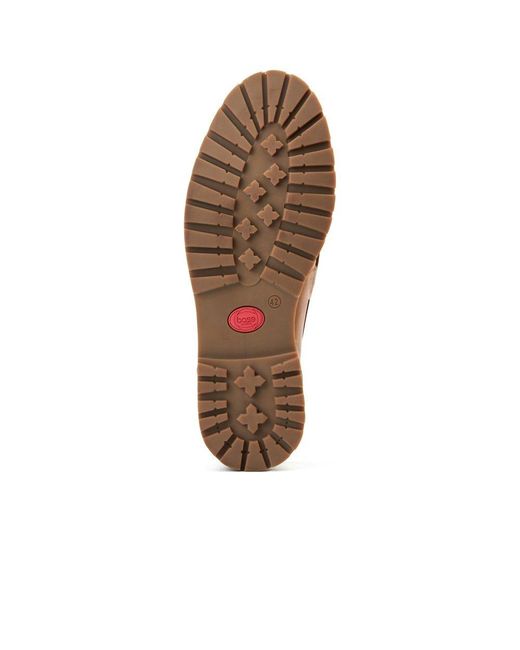 Base London Brown Carbon Wallabe Shoes for men