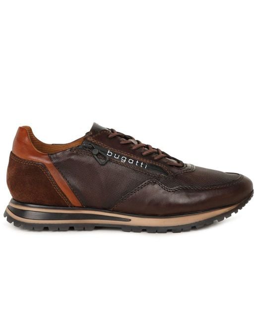 Bugatti Brown Casper Trainers for men