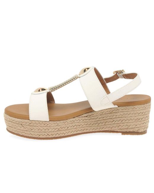 Lunar (GRS) Metallic Ravena Espadrille Sandals