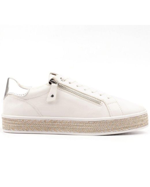 Lunar (GRS) White Hallie Trainers