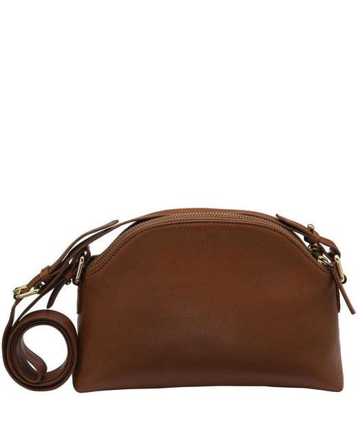 Lotus Brown Faith Cross Body Bag