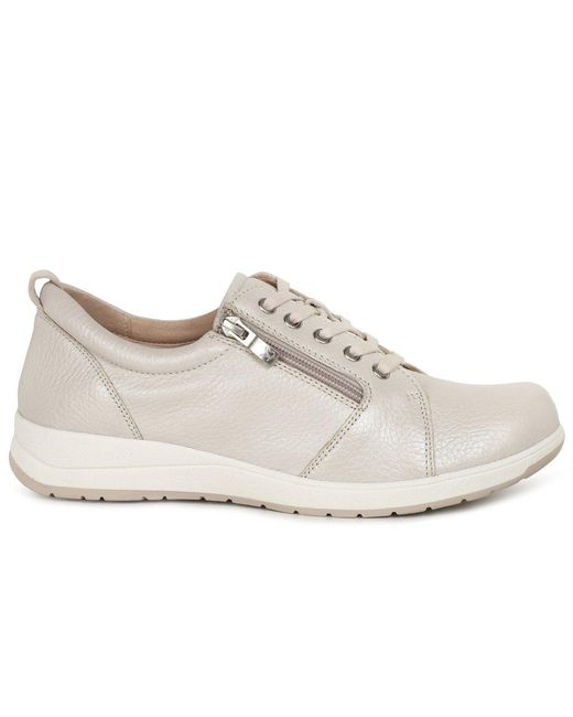 Caprice White Direction Trainers