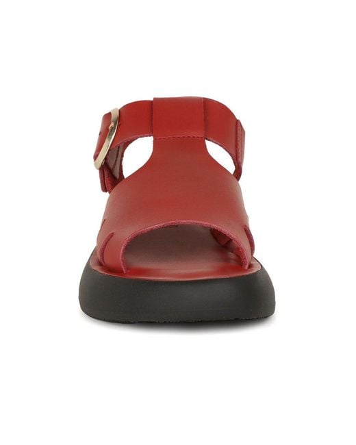 Fly London Red Bady Sandals