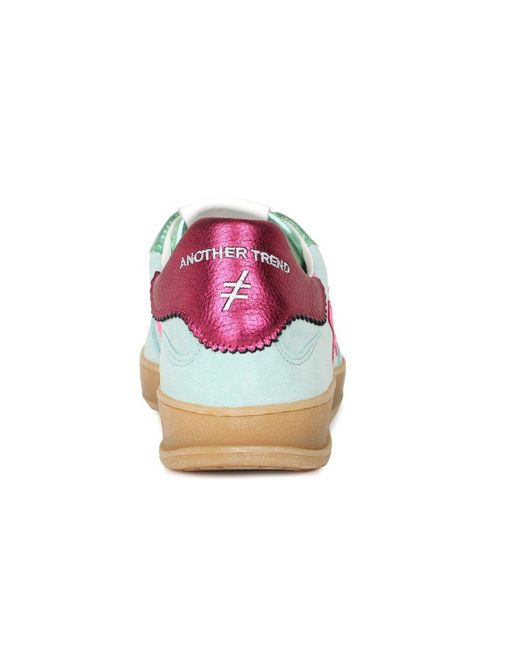 Another Trend Blue Iconic Ii Trainers Colour: Mint Sue/ Lea