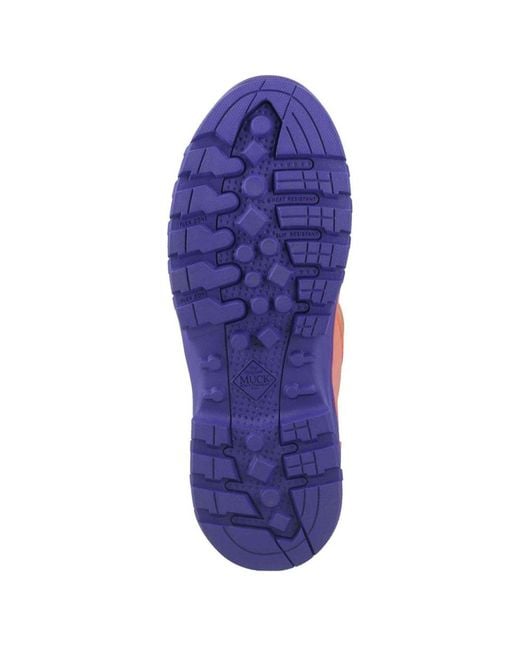 Muck Boot Orange Grit S5 Wellingtons for men