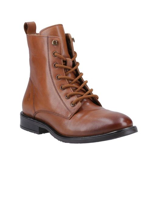 Hush Puppies Brown Valentina Lace Boots