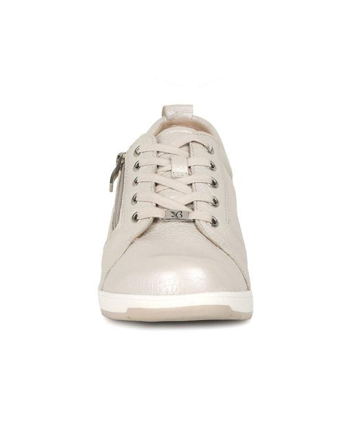 Caprice White Direction Trainers