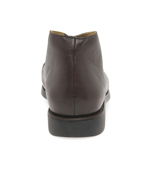 Anatomic & Co Brown Anatomic &Amp; Co Londrina Formal Leather Chukka Boots for men