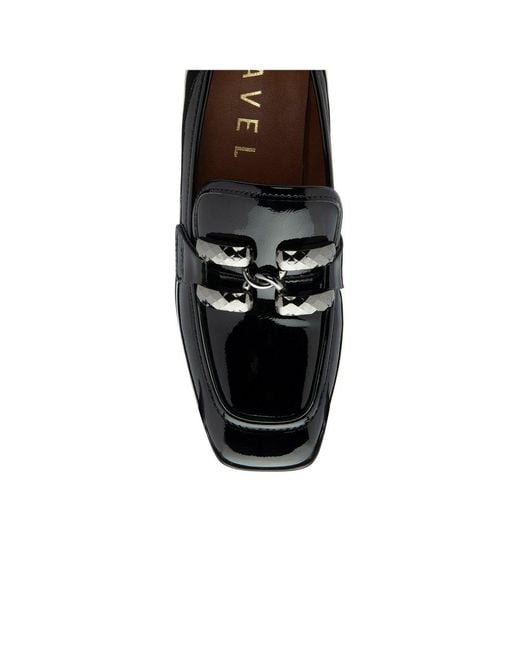 Ravel Black Tweed Loafers