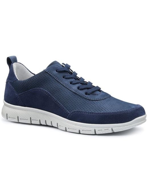 Hotter Blue Gravity Ii Wide Fit Trainers