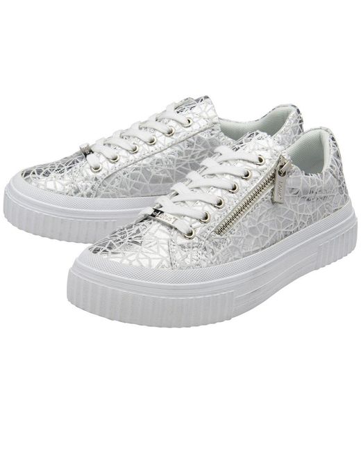 Lotus White Alexa Trainers