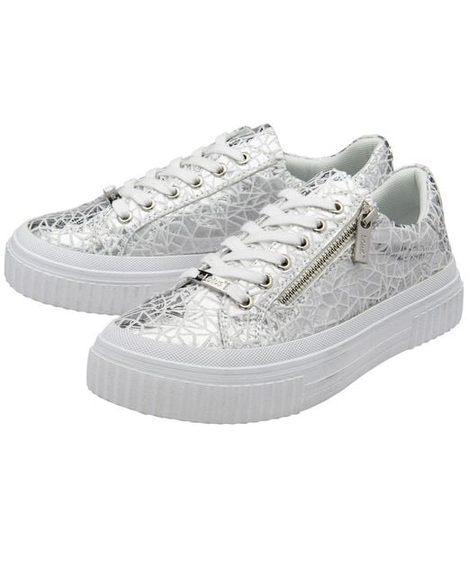 Lotus White Alexa Trainers