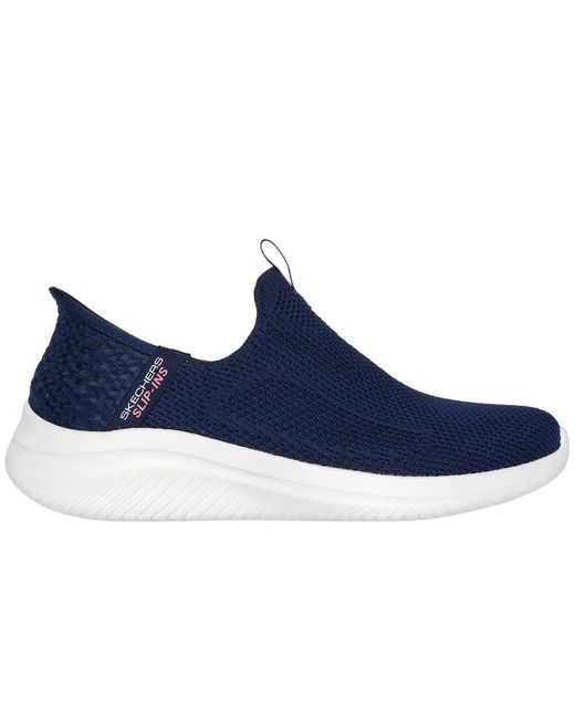 Skechers Blue Ultra Flex 3.0 Easy Win 150450-Nvy Slip On Shoe