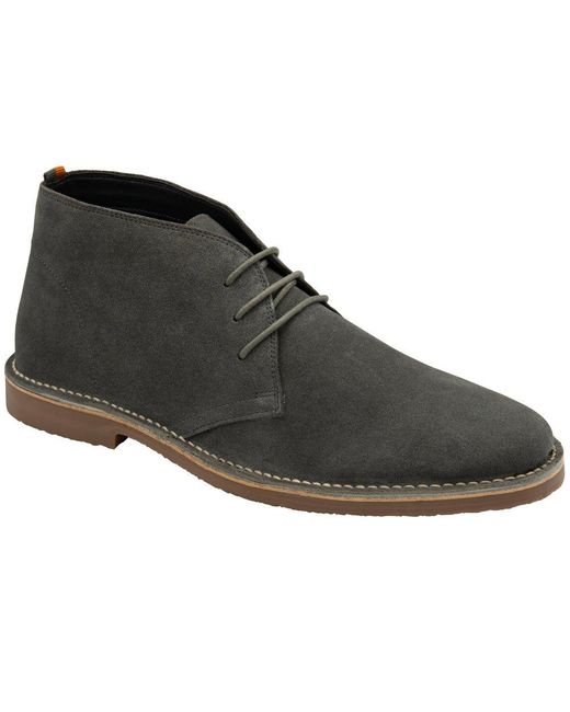 Frank Wright Black Edwin Desert Boots for men